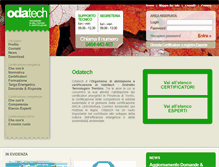 Tablet Screenshot of odatech.it